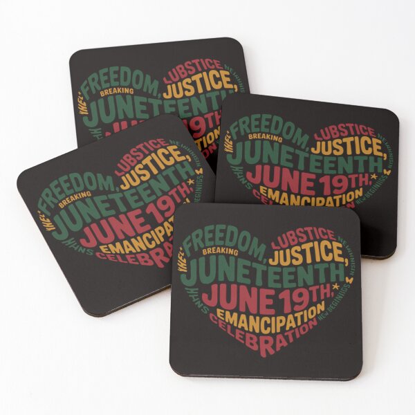 Item preview, Juneteenth Black History Heart Freedom African American designed and sold by cherylbartlett.