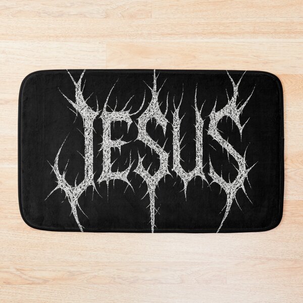 Item preview, Jesus Metal Logo – Extreme Black Metal Christian Typography designed and sold by Mortisigil.