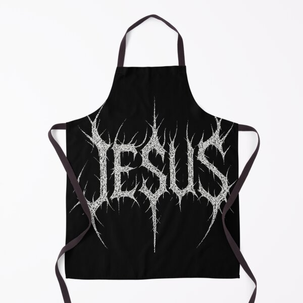 Item preview, Jesus Metal Logo – Extreme Black Metal Christian Typography designed and sold by Mortisigil.