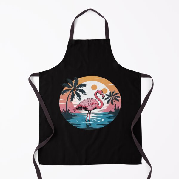 Item preview, flamingo summer palms bird tropical designed and sold by gerardostokes.