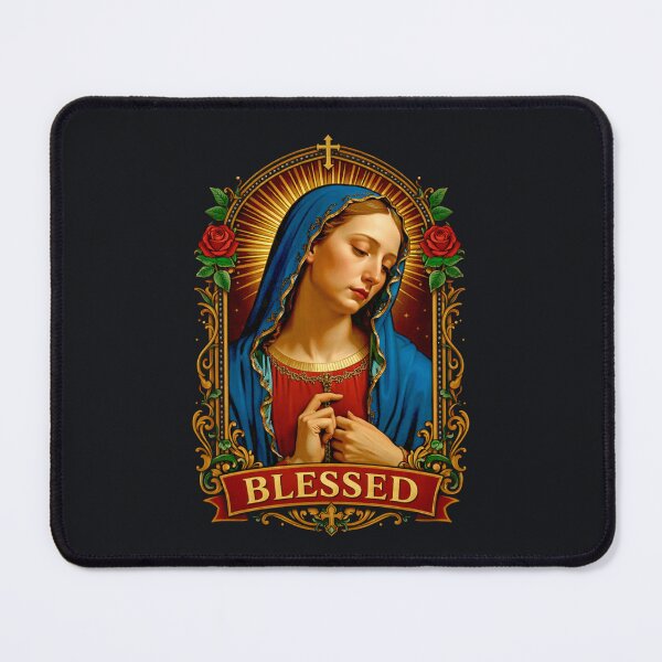 Item preview, Blessed Radiance — Marian Icon Frame designed and sold by Sanctum Icons.
