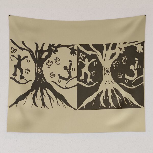 Item preview, positve and negative joyful sillohouette designed and sold by nal36.