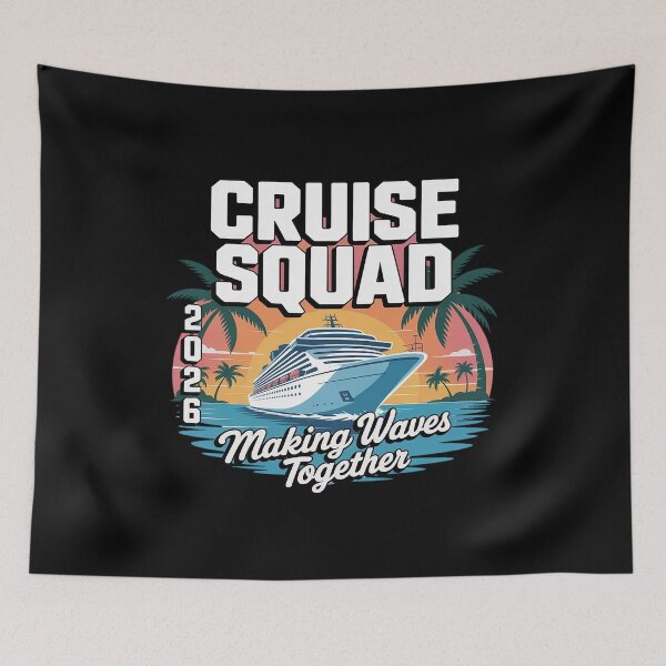 Item preview, Cruising 2026 Cruise Squad Making Waves Together Summer Ship designed and sold by joedavila.