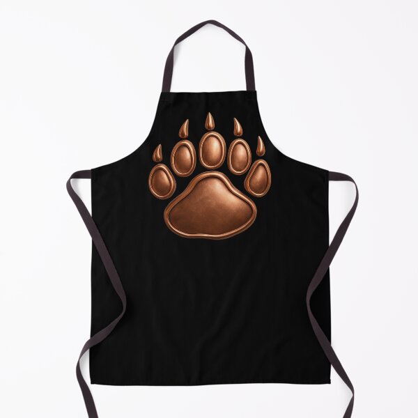 Item preview, Copper Metal Bear Gay Pride Bear Paw Print designed and sold by TackyTime.