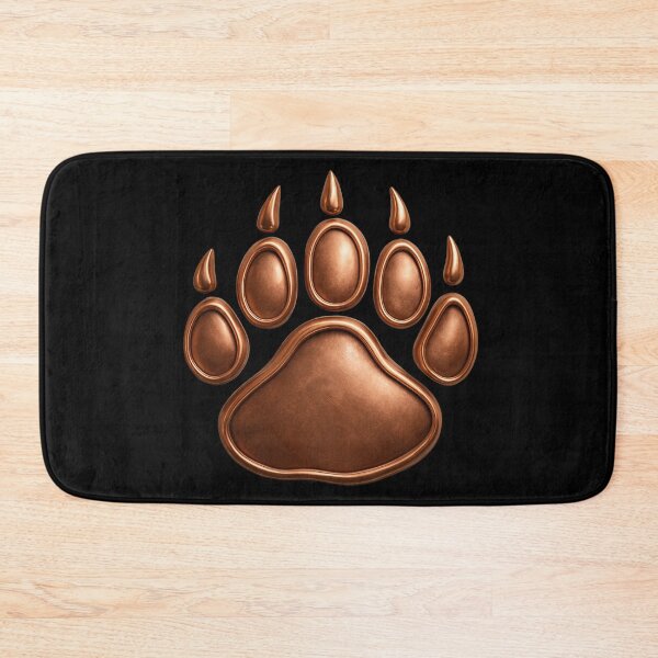 Item preview, Copper Metal Bear Gay Pride Bear Paw Print  designed and sold by TackyTime.
