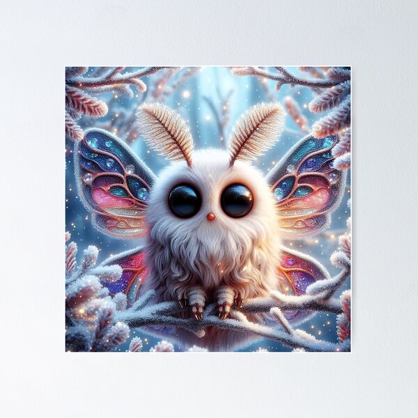 Item preview, The Magical Moth designed and sold by PorcelainVisionaryArt.