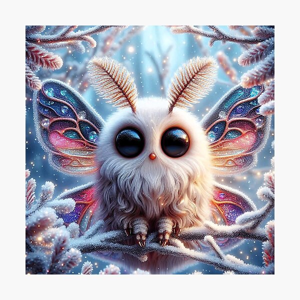 Item preview, The Magical Moth designed and sold by PorcelainVisionaryArt.