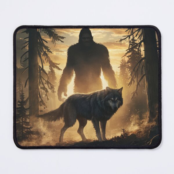 Item preview, Bigfoot wolf designed and sold by Squatchitis.