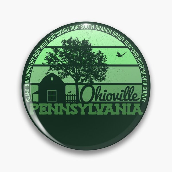 Item preview, Ohioville Pennsylvania Sunset Retro Vintage Local Pride Logo designed and sold by CRHPOD20.