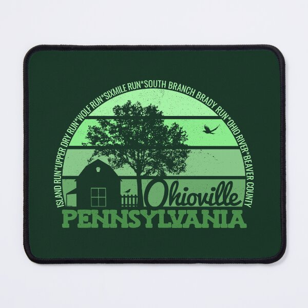 Item preview, Ohioville Pennsylvania Sunset Retro Vintage Local Pride Logo designed and sold by CRHPOD20.