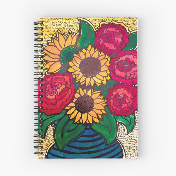 Artikelvorschau, Vase mit Sonnenblumen entworfen und verkauft von Under-TheBridge.