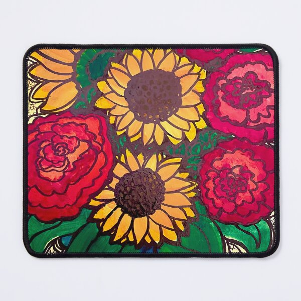 Artikelvorschau, Vase mit Sonnenblumen entworfen und verkauft von Under-TheBridge.