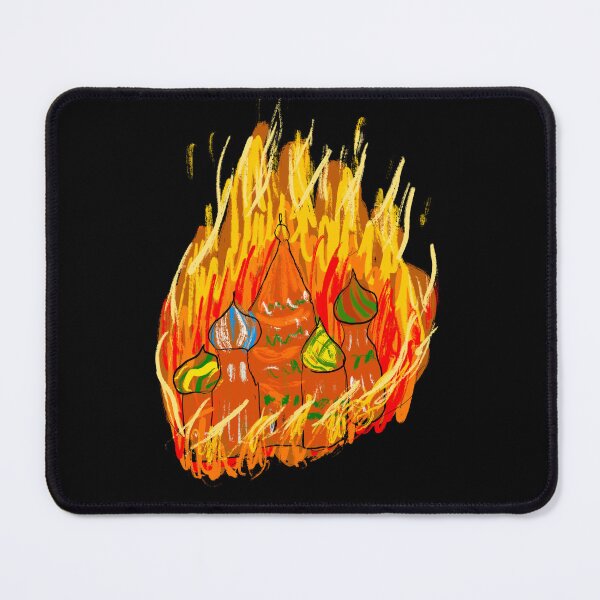 Item preview, Burning kremlin primitive painting designed and sold by creativevandal.