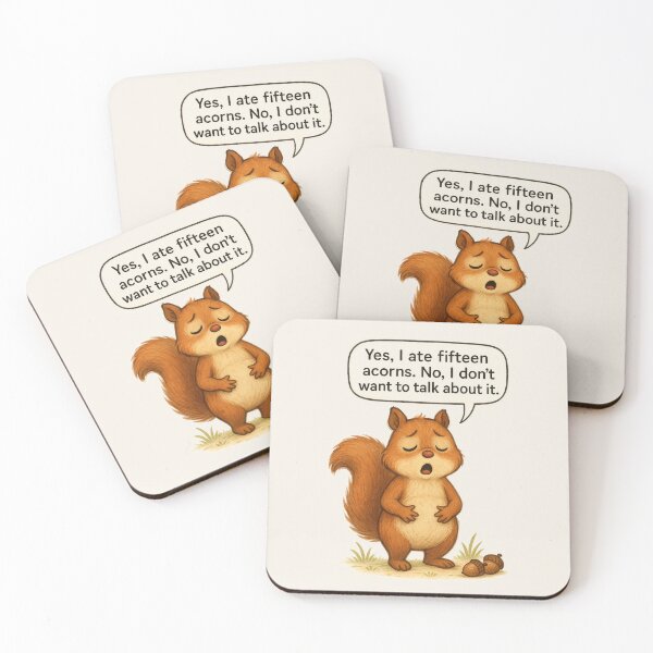 Item preview, Acorn Regret Squirrel – Playful Squirrel Illustration for Kids designed and sold by FunscapeHQ.