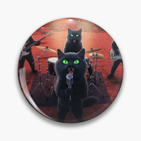 Artikelvorschau, Black Cat Rockband entworfen und verkauft von botravitz.