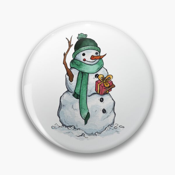 Item preview, Greeting Snowman designed and sold by Amber.Schwarz.