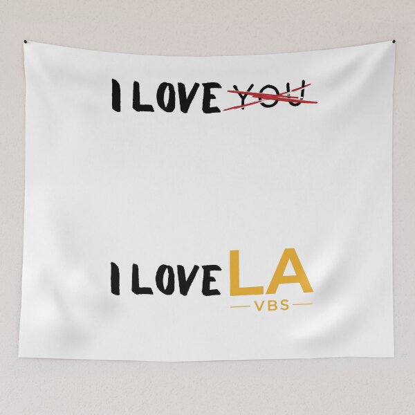Item preview, I Love LA Streetwear T-Shirt - Edgy Los Angeles Urban Design designed and sold by LA VBS.