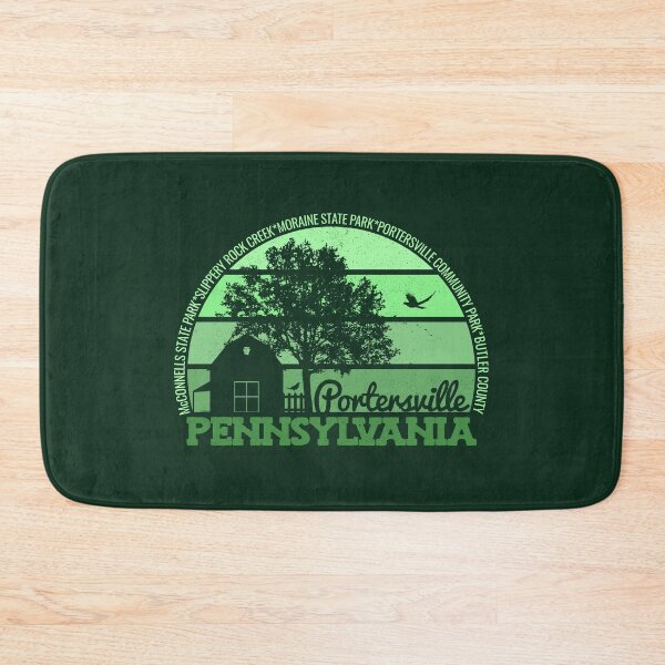 Item preview, Portersville Pennsylvania Sunset Retro Vintage Local Pride Logo designed and sold by CRHPOD20.