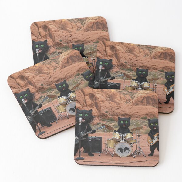 Item preview, Black cat rock band designed and sold by botravitz.