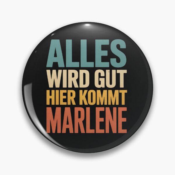 Item preview, Alles Wird Gut Hier kommt Marlene Retro Vintage First Name designed and sold by tkhrbika.