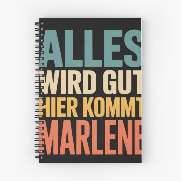 Item preview, Alles Wird Gut Hier kommt Marlene Retro Vintage First Name designed and sold by tkhrbika.