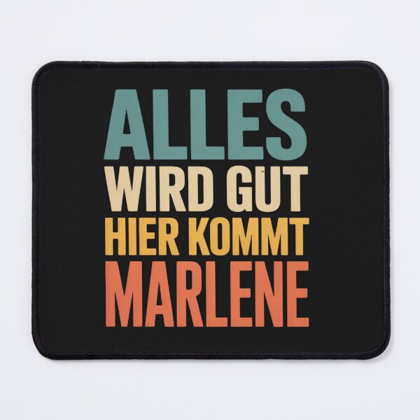 Item preview, Alles Wird Gut Hier kommt Marlene Retro Vintage First Name designed and sold by tkhrbika.
