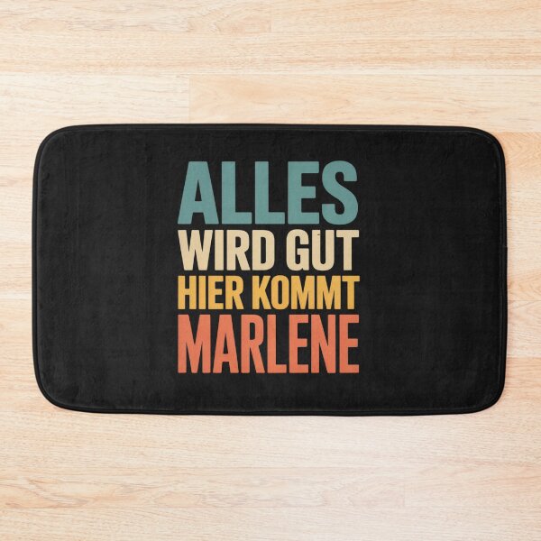 Item preview, Alles Wird Gut Hier kommt Marlene Retro Vintage First Name designed and sold by tkhrbika.
