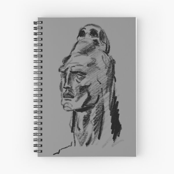 Item preview, Man bust statue sketch (black) designed and sold by MasterpieceArt.