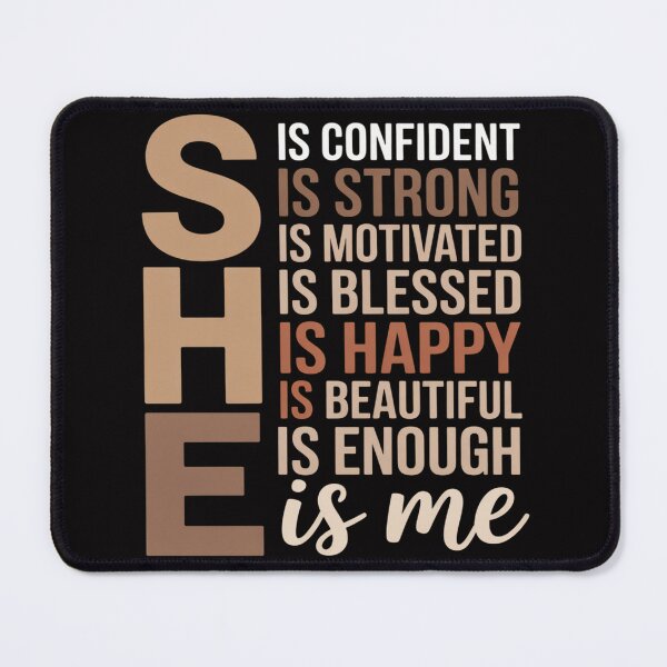 Item preview, She is Me Black Women Beautiful Strong designed and sold by jewellmeyers.