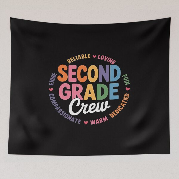 Item preview, Second Grade Crew 2nd Back to School Teacher Team Squad designed and sold by jewellmeyers.