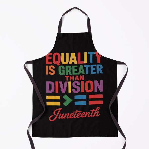 Item preview, Juneteenth 1865 Equality is Greater Than Division Math designed and sold by jewellmeyers.