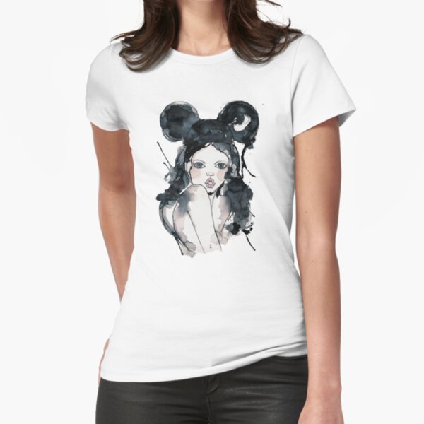 Not Quite A Mousie Fitted T-Shirt