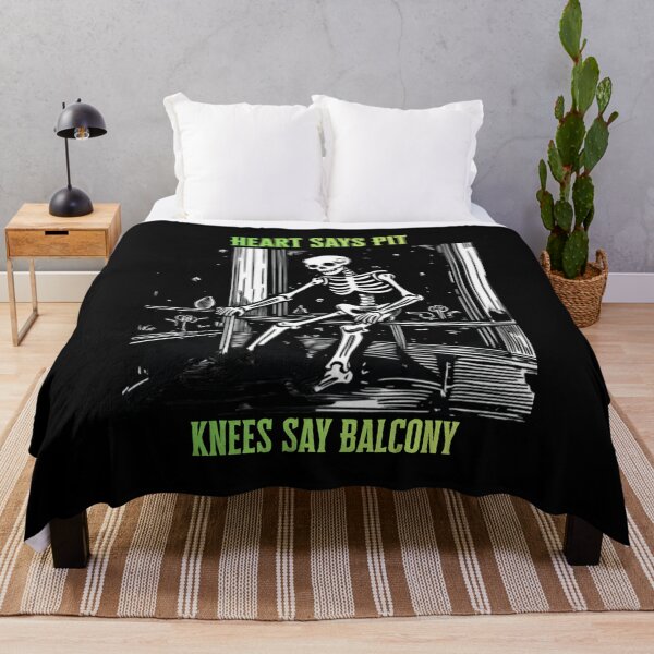 Item preview, Heart Says Pit, Knees Say Balcony – Funny Concert Quote for Metal & Rock Music Fans designed and sold by 9morethan9®.