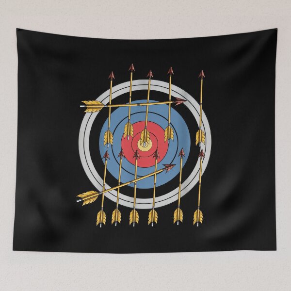 Item preview, Bullseye Archery Target 67 Six Seven with Arrows designed and sold by LashondaGreen89.