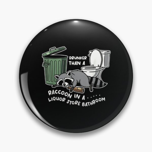 Item preview, Drunk Raccoon in A Liquor Store Bathroom designed and sold by hildajackson.