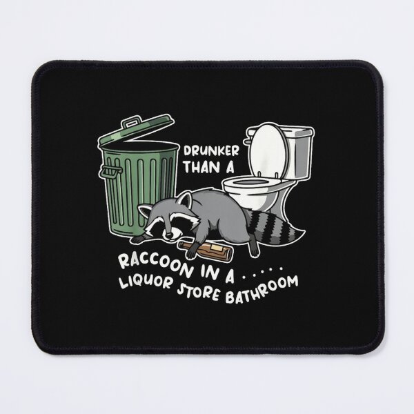 Item preview, Drunk Raccoon in A Liquor Store Bathroom designed and sold by hildajackson.