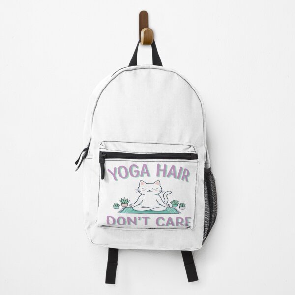 Item preview, Yoga Cat Pun - Yoga Hair Don't Care designed and sold by Quillway.