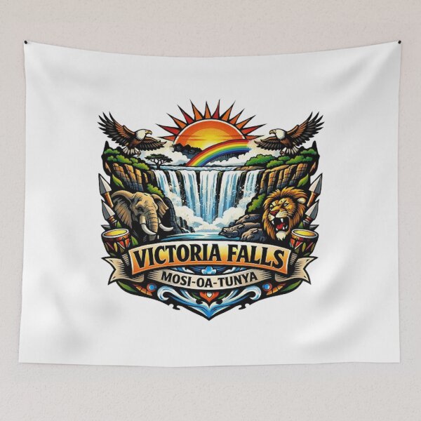 Item preview, VICTORIA FALLS - ZAMBIA & ZIMBABWE designed and sold by likbatonboot.