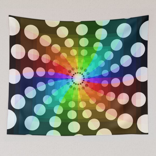 Item preview, Infinite Path, Geometric Abstraction, Multi-Color, Op Art, Abstract Art designed and sold by DDJust4U.