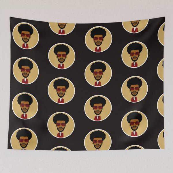 Item preview, Illustration of a Cool Black AltBoy with Afro Hair, Septum Piercing and Red Sunglasses. Circle Edition. designed and sold by Eric Sintès.