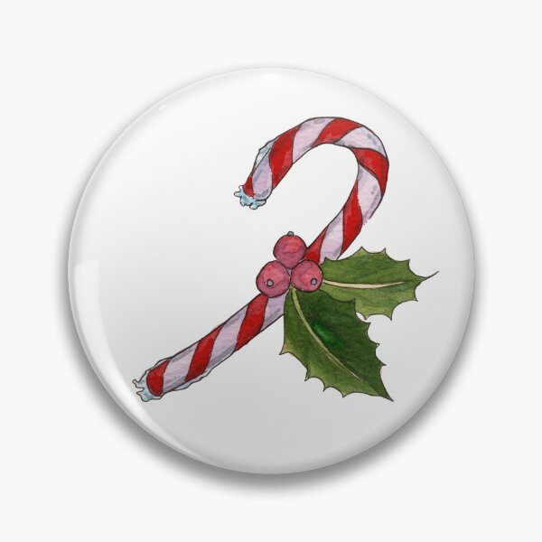 Item preview, Candy Cane with Holly designed and sold by Amber.Schwarz.