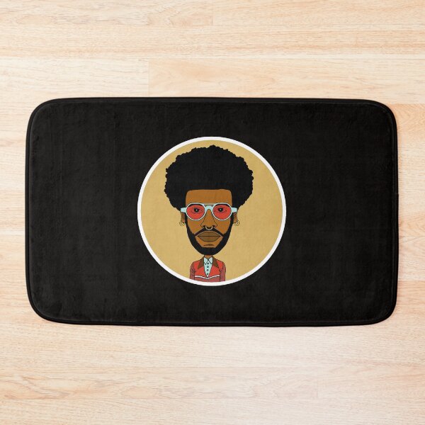 Item preview,  Illustration of a Cool Black AltBoy with Afro hair, Blue Sunglasses & Nose Piercing.Circle Edition. designed and sold by Eric Sintès.