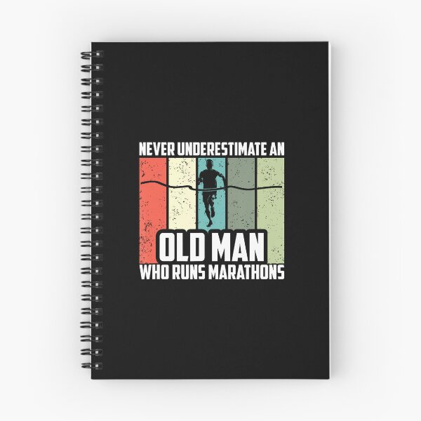 Item preview, Never Underestimate An Old Man Who Runs Marathons designed and sold by pfanodlnazb.