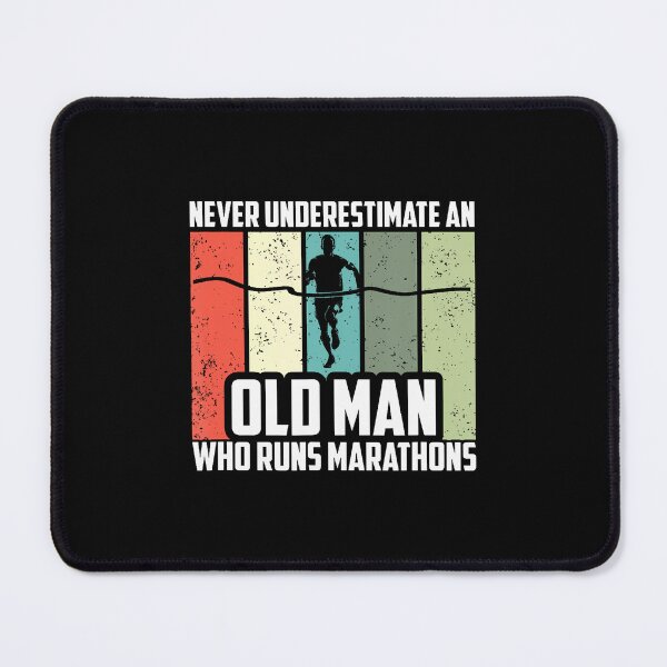 Item preview, Never Underestimate An Old Man Who Runs Marathons designed and sold by pfanodlnazb.