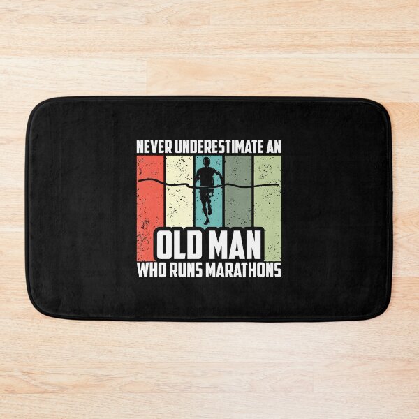 Item preview, Never Underestimate An Old Man Who Runs Marathons designed and sold by pfanodlnazb.