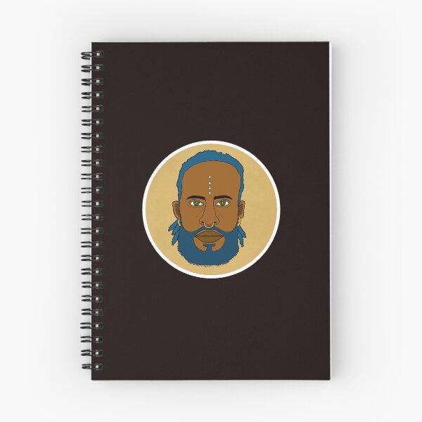 Item preview, Afro-Futurist Spiritual Portrait - Blue Dreads and Beard Mystic AltBoy. Circle Edition. designed and sold by Eric Sintès.