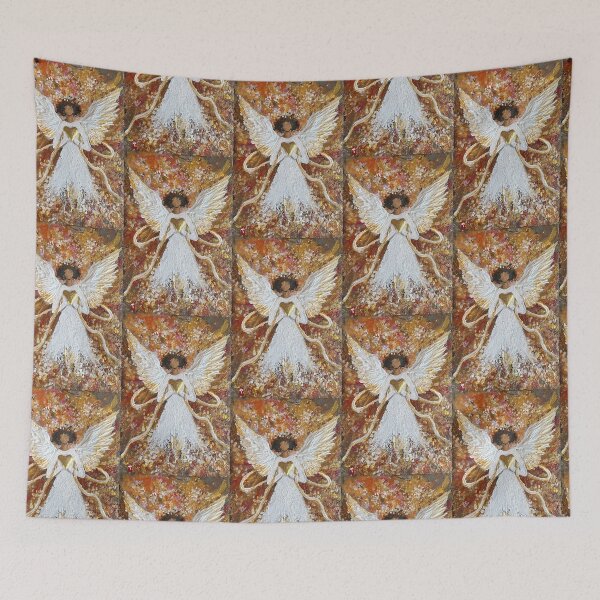 Item preview, Guardian Angel with golden heart designed and sold by Roy & Tiffany.