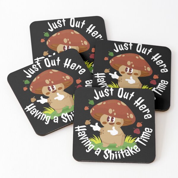 Item preview, Just Out Here Having a Shiitake Time – Funny Mushroom Pun T-Shirt designed and sold by UI Expert.