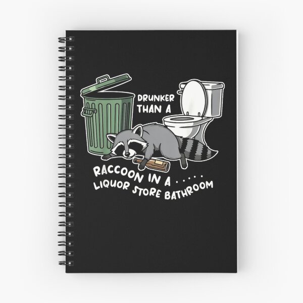 Item preview, Drunk Raccoon in A Liquor Store Bathroom designed and sold by lozanotherese.