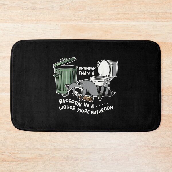 Item preview, Drunk Raccoon in A Liquor Store Bathroom designed and sold by lozanotherese.